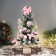 Christmas tree decor "Surprise in the bag" 64x25 cm, pink