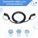 Charging cable for the electric car Fulltone Mode 3, Type 2 and Type 2, 16 A, 3 phases