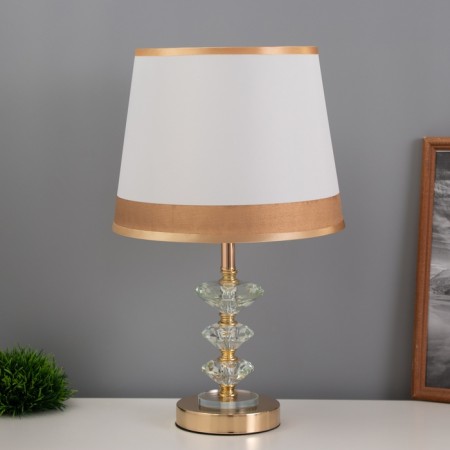 Board lamp "Melita" E27 40W gold 26x26x46 cm Risalux