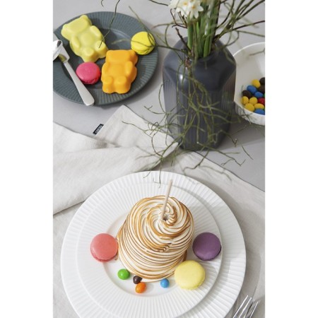 A set of lunch plates Liberty Jones Soft RipPles, 27 cm, white color-3
