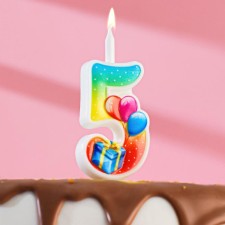 Candle for cake the number 