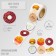 Sticker Paper "Tastiness" d = 2.5 cm 252 pcs in the roll