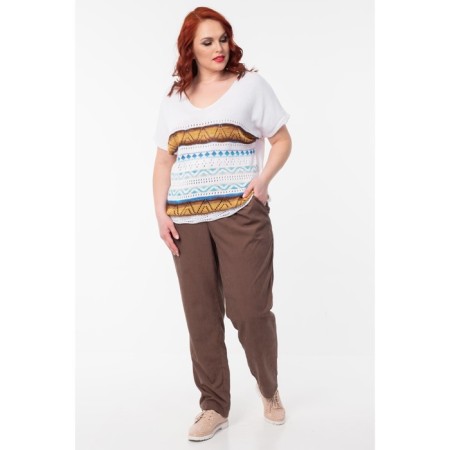 Female jumper, size 56, white color-8
