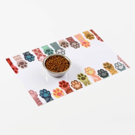 Rug for a bowl "Pigger" 43 x 28 cm "cat paws"-2