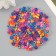 Beads rubber curly "paw" mix, units. 500 pcs.