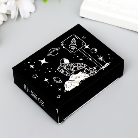 Printing Acrylic "Cosmonaut and Rocket" 2x6.4x8.4 cm-4
