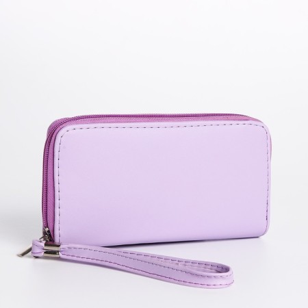 Women's wallet with lightning, lilac color