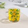 Lemon mug, glass, 300 ml
