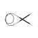 Circular knitting needles Karbonz Knitpro, 80 cm/2.25 mm 41181