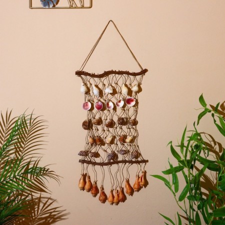Suspended souvenir "Gift of the Sea" shells 20x3x55 cm-1