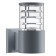 Sconces Outdoor O576WL-01GR, 1x60W, 16.5x10.8x20 cm, e27, gray color gray