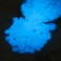 Decorative stones for the aquarium, luminous, 8-11 mm, 200 g, blue