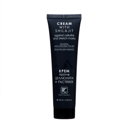 Body cream "Against cellulite and stretch marks" with mummy, 100 ml-1