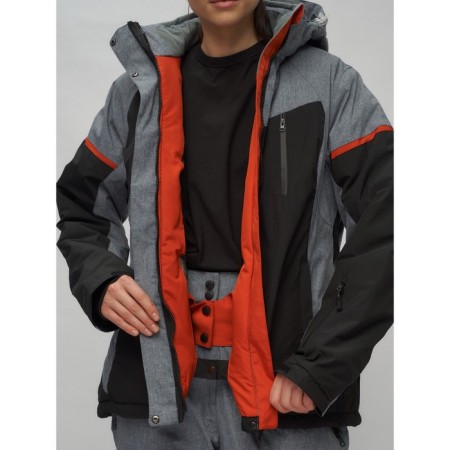 Ski costume is female, size 54, black color-6