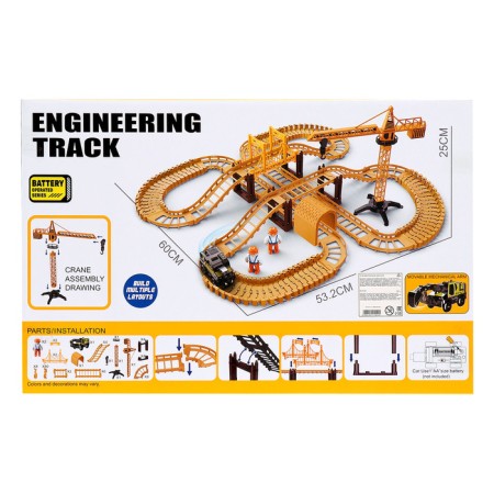 The STRACTASKAYA TRACK, with a machine, a tap and figures, works from batteries-14