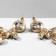 Hanging earrings with rhinestones "bun" deciduous, emerald color in gold, 9.5 cm