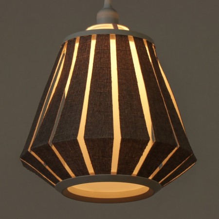 Lamp Bayerlux "Desser" E27 15W gray 29x29x25-125 cm-3