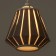 Lamp Bayerlux "Desser" E27 15W gray 29x29x25-125 cm