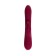 Vibrator with clitoral stimulant L’Eroina by Toyfa Sangra, silicone, burgundy, 20.5 cm
