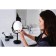 Mirror Cosmetic desktop Moana Ridder, LED, sensor, black color, 1x/5x-liability