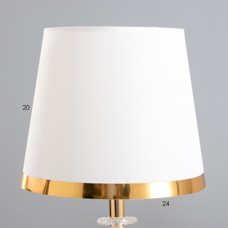 Gaura table lamp E27 40W white-gold 25x25x45.5 cm Risalux-2