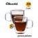 Set of mugs with double walls Olivetti DWC25, 2 pcs, 250 ml
