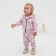 Set: sweatshirt and pants crumb I am "hearts", pink, height 62-68 cm