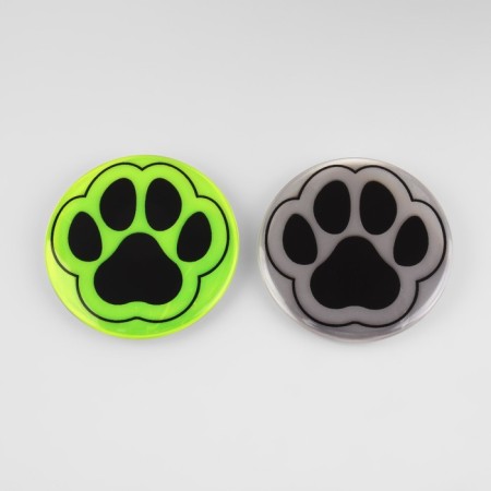 The reflective icon "Paw", D = 5.8 cm, color mix-6