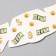 Tattoo on the body color "Freckle. Money" 16x5 cm