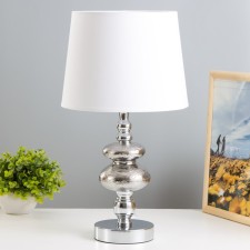 Flavia table lamp E27 40W chrome 25x25x44 cm Risalux