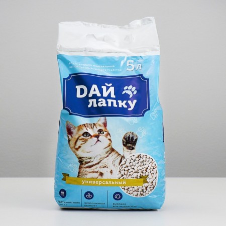 Mineral absorption “Give your paw” filler, faction 4-6, 5 liters