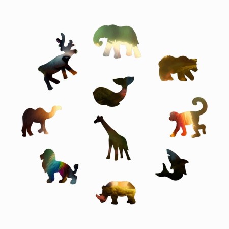 Figure puzzle "dog", size 25 cm-2