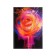 Book for A5 records, 100 sheets, "rose", cardboard cover 7BC, matte lamination, foil embossing, block 60g/2