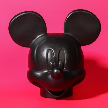 Pigging Mickey Mouse, Gypsum, 16x14x13 cm, Black, Disney-6