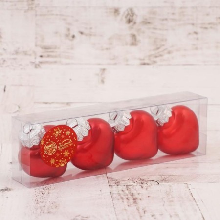 Jewelry "Gloria of the Heart" (set 4 pcs) 5.5x5.5 cm red-1