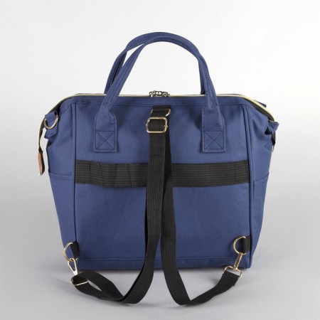 Bag-rug 2 in 1 on wheels 18 ", lightning department, external pocket, blue color-9