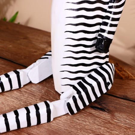 Souvenir "Zebra" hanging paws, wood 60 cm-4