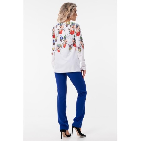 Female blouse, size 44, white color-8