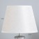 Lena table lamp E14 40W gray 22.5x22.5x37 cm Risalux