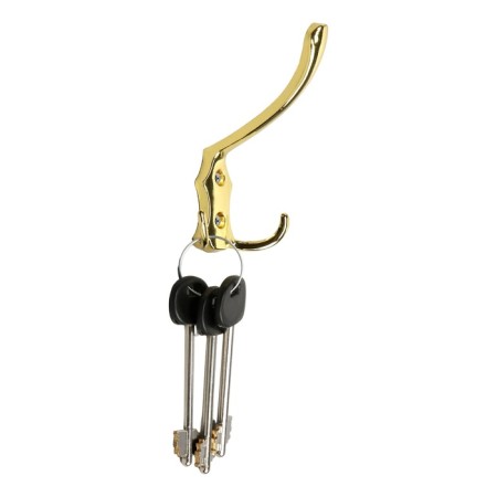 Hook furniture tundra TKT004, three -rod, gold, 4 pcs TMP-1