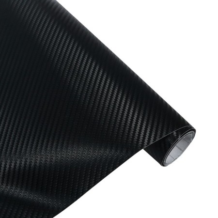 Carbon 3D film, self -adhesive, black, 50x200 cm