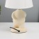 HELP LAM "Puzan" 1x40W E14 beige 19.5x19.5x34cm
