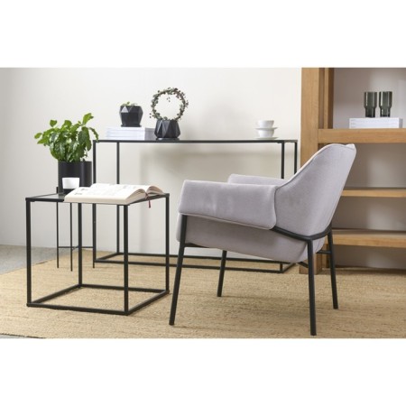 ALINE lounge Capes, 760 × 610 × 750 mm, Shenill, the color is light gray-1