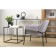 ALINE lounge Capes, 760 × 610 × 750 mm, Shenill, the color is light gray