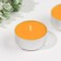 A set of tea candles aromatic "mandarin", 3.8x1.6 cm, 3.5 hours, 12 g, 6 pieces