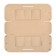 QWERTY organizer for storage, from felt, 6 l, beige color