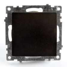 1-clavy switch (mechanism) 250V, 10A, Stekker series Catherine, GLS10-7103-05, black