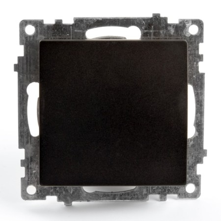 1-clavy switch (mechanism) 250V, 10A, Stekker series Catherine, GLS10-7103-05, black