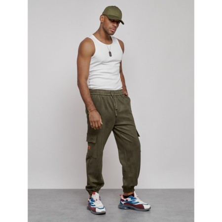 Joggers Sports Men, size 54, Khaki color-5