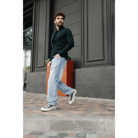 Jumper male ise, size 58, emerald color-6